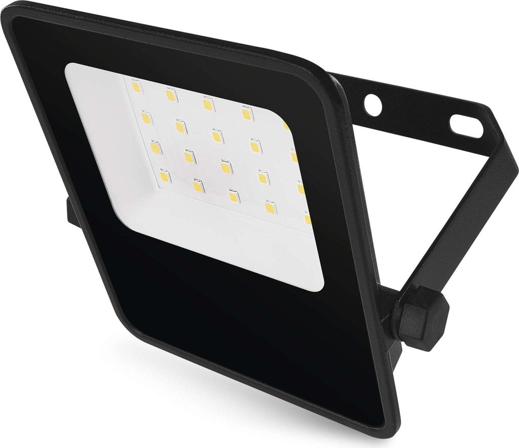 LED reflektor VISIO, 10 W, černý, neutrální bílá