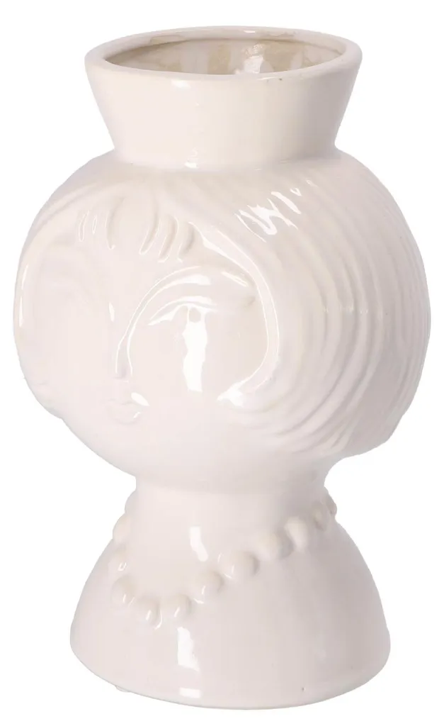 Vase avec visage Ø16,5x23,5cm (1019546) - Décoration visage moderne - 3