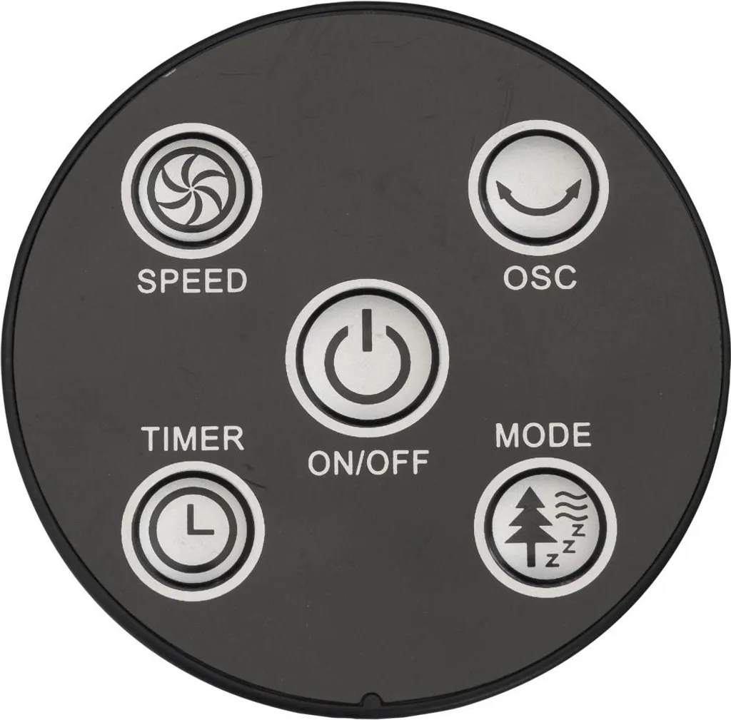 Ventilateur de table Bimar VC78 noir avec 3 vitesses réglables - 4