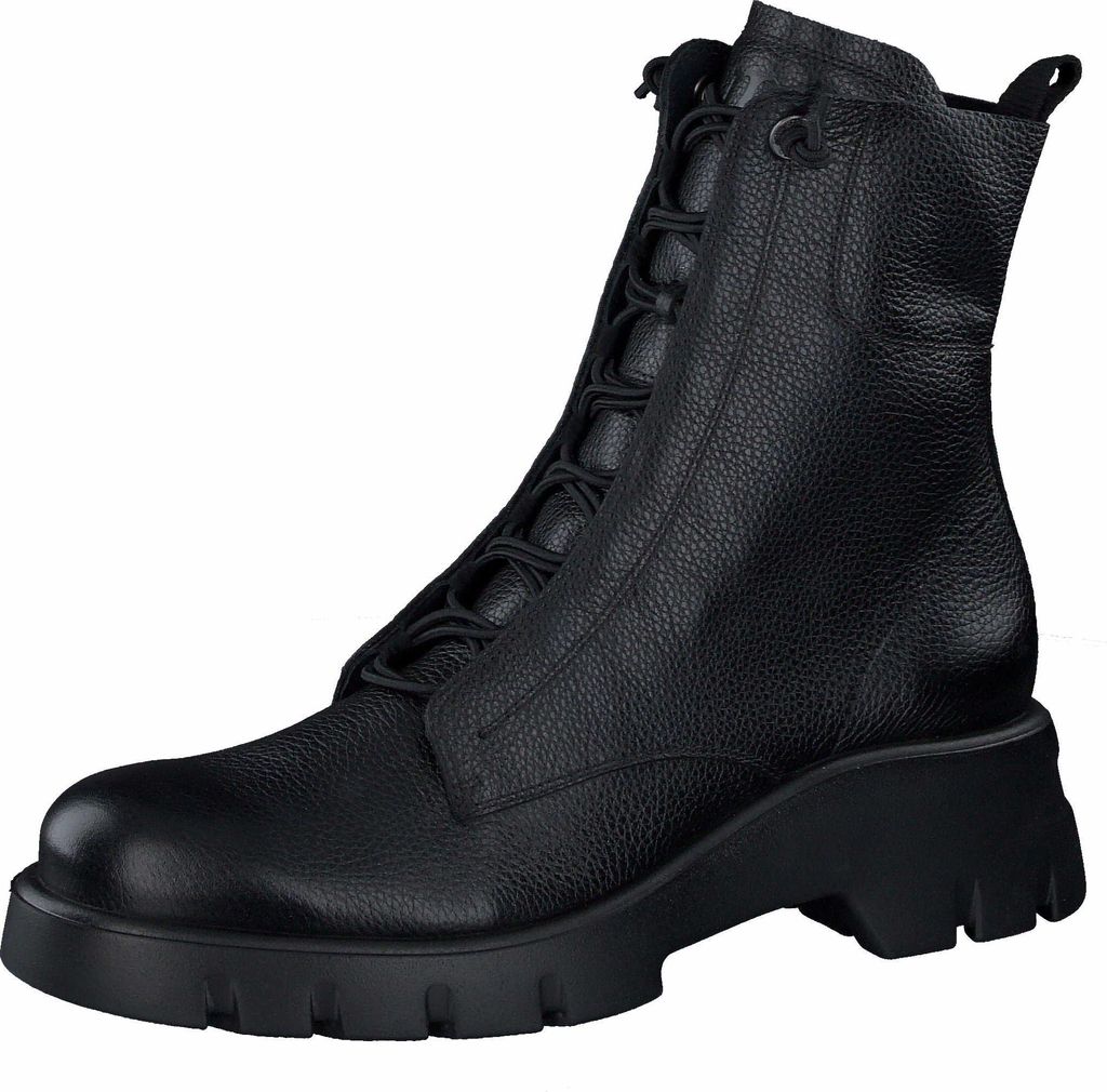 Paul Green 8216 04 Damen Schnür-Boots Schwarz, Schwarz, Gr. 5