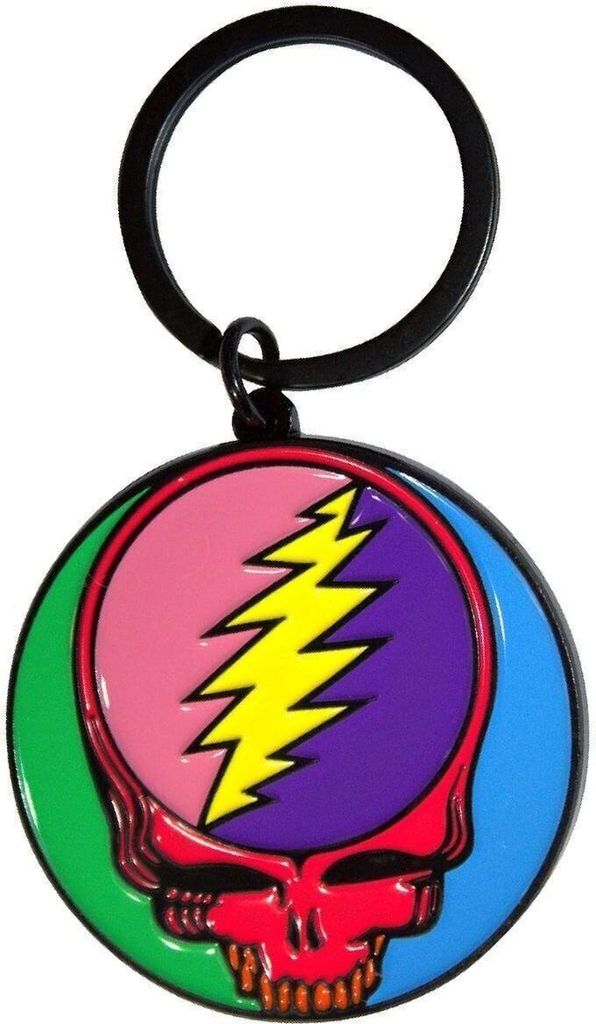 The Grateful Dead Multicoloured Steal Your Face Schlüsselanhänger
