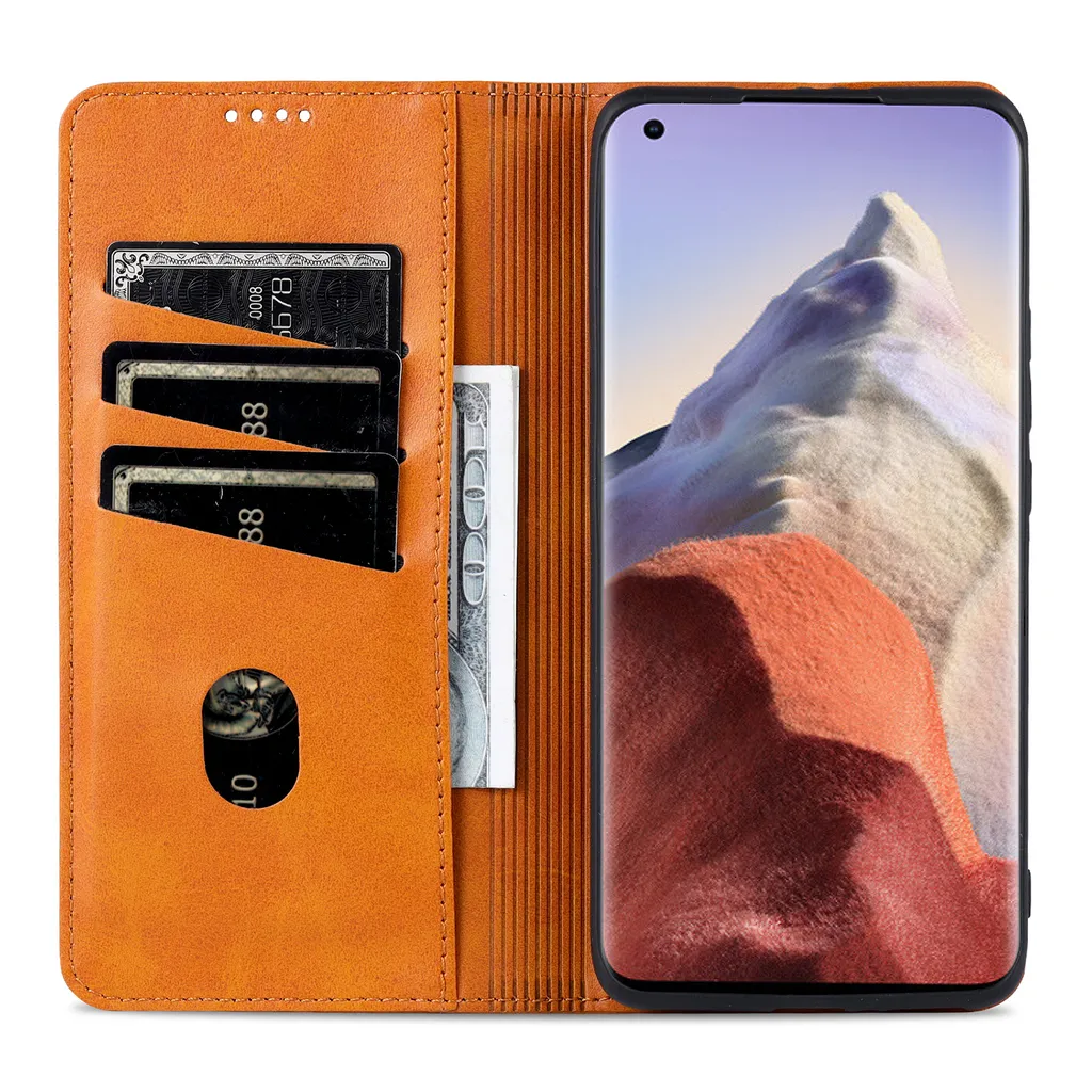 Custodia Flip Xiaomi Mi 11 Ultra: Portafoglio in Pelle Verde e Supporto - 5