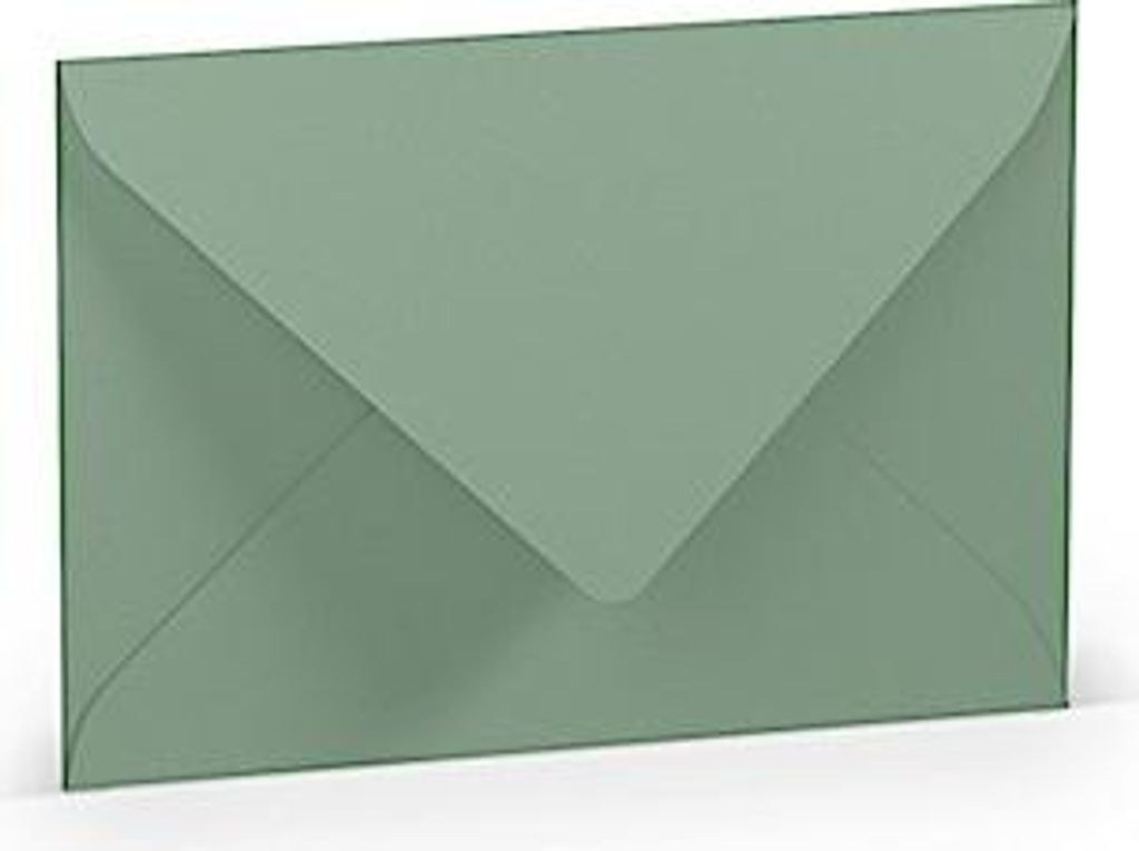 Rössler Papier Paperado-Briefumschlag DIN C6 m. Sf ., Eucalyptus - ein Stück