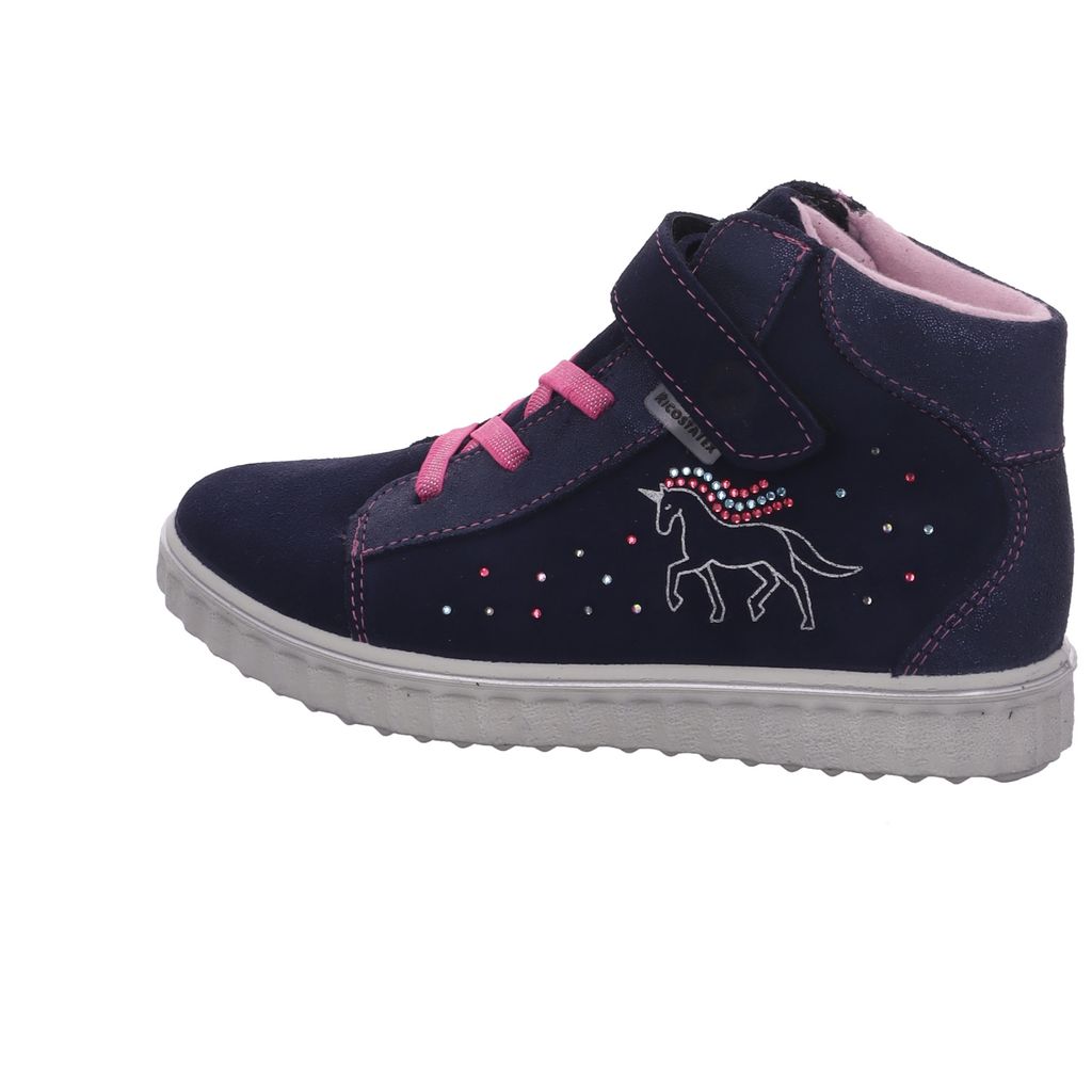 Ricosta Stivaletti Jeannie Per Bambina – Vero Pelle E Impermeabili, Chiusura In Velcro