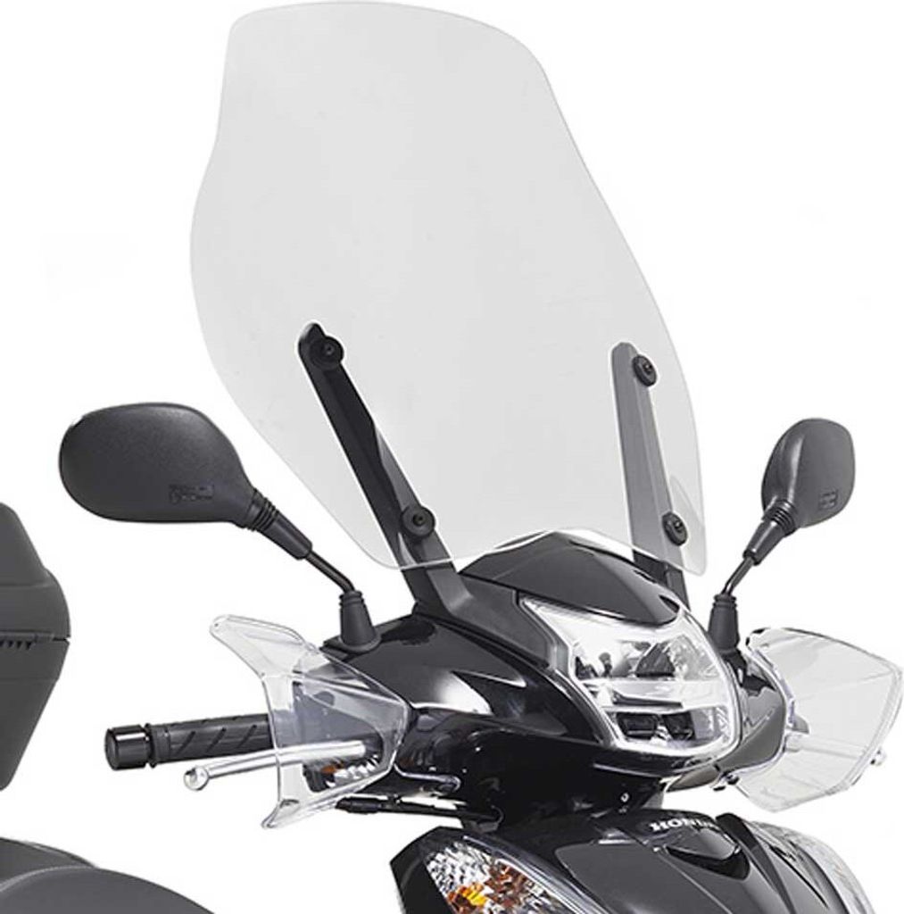 Windschild GiVi transparent 440 x 490mm für Honda SH 300I Produktbild 