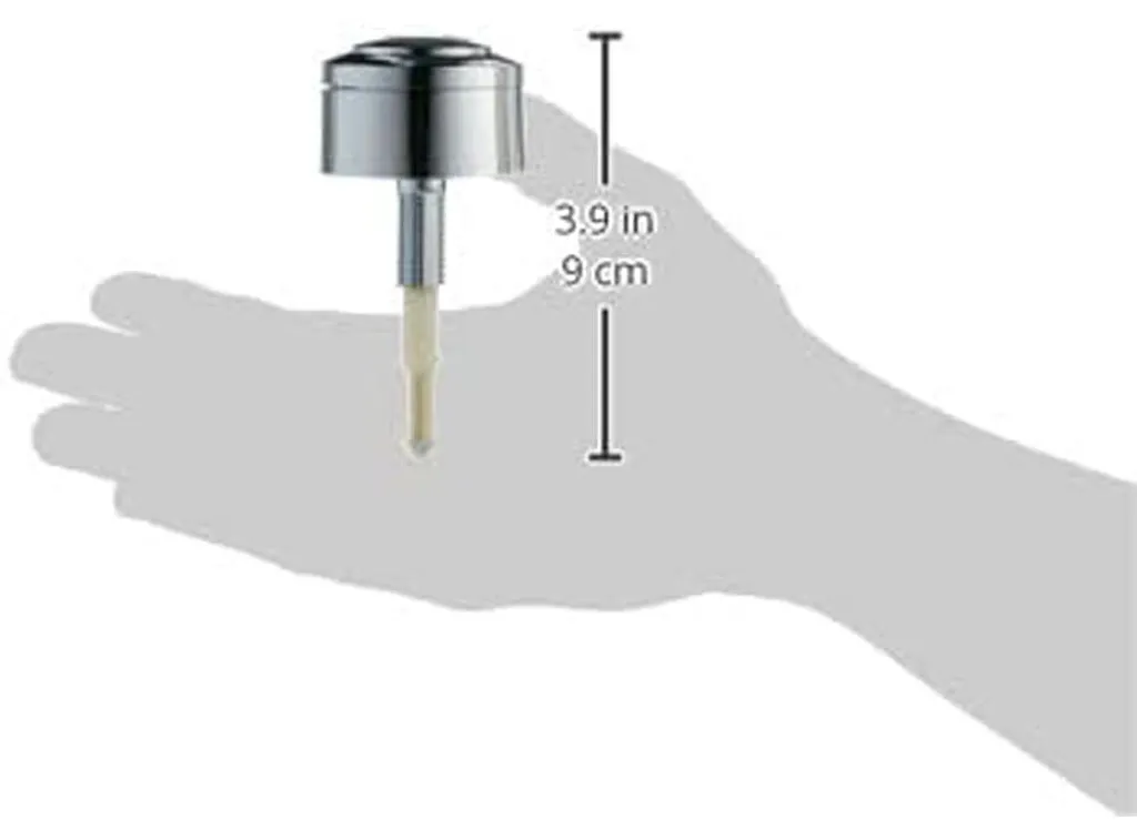 Bouton Geberit de remplacement pour chasse d'eau double touche chromée - 4