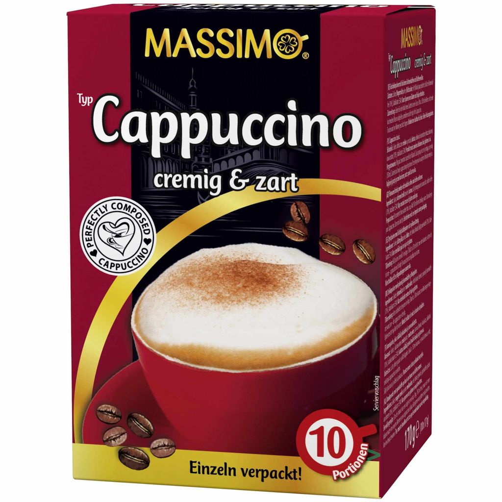 Massimo Cappuccino cremig & zart 10er (1x170g Packung) Produktbild 