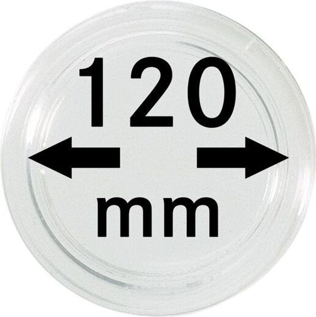 Lindner S22712000 Münzkapsel Innendurchmesser 120 mm, 1 Produktbild 