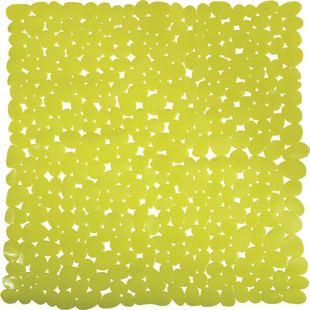 MSV Rutschfeste Dusch-/Badematte Bad - PVC - lindgrun - 54 x 54 cm