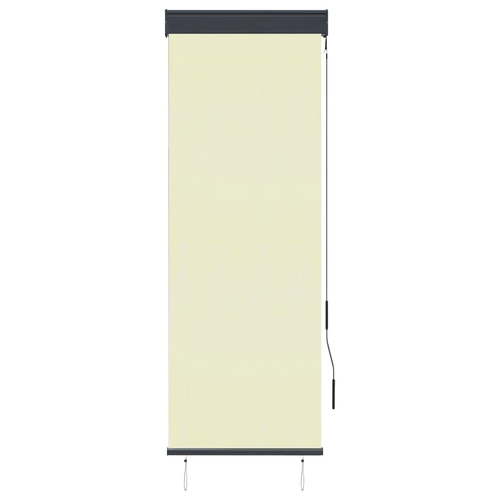 vidaXL Tenda a rullo per esterni 60 x 250 cm bianco crema Immagine del prodotto 
