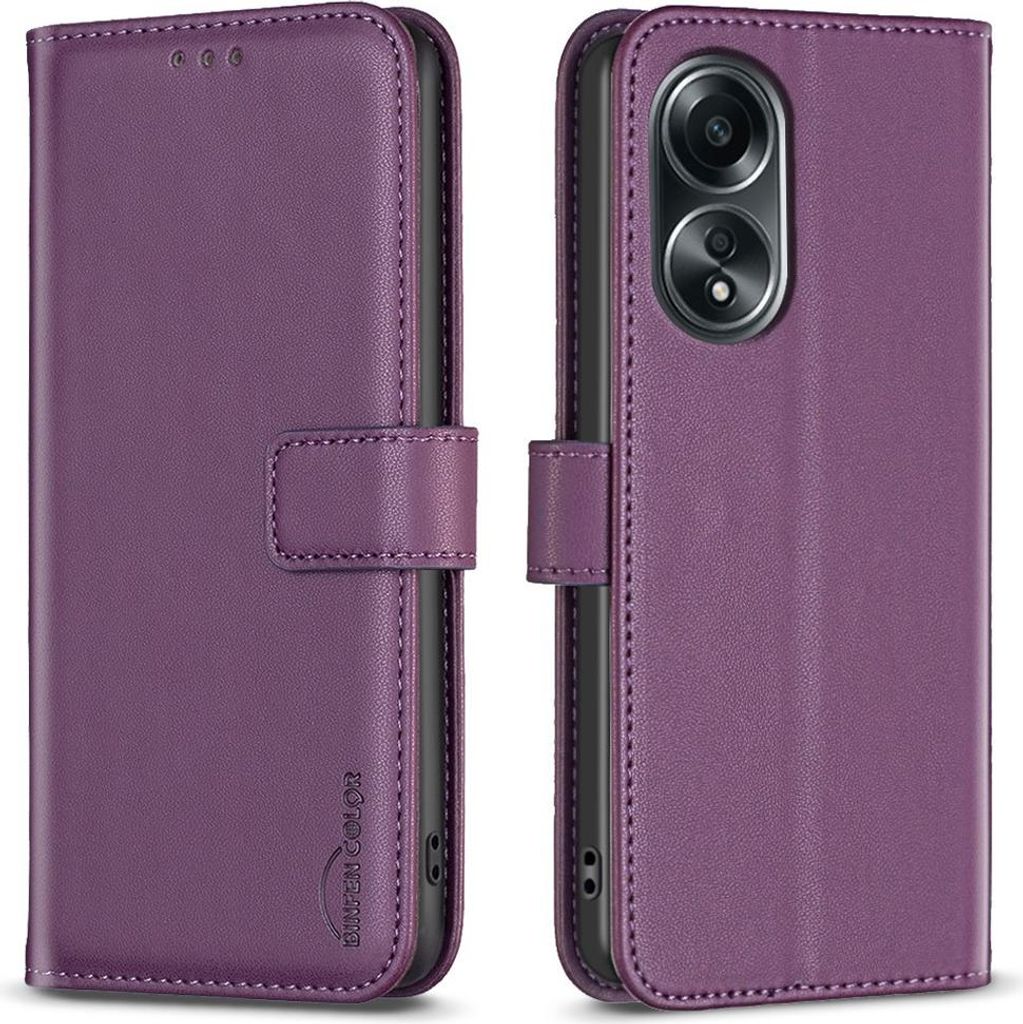 OPPO A58 Hülle - BINFEN Klapphülle - Violett