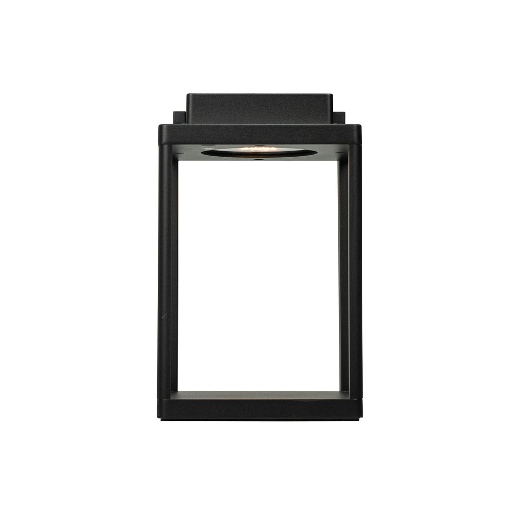 Laterne klein Tischlampe, Kabellos Dimmbar Tischleuchte, Led Tischleuchte Metall, Leselampe, USB Wiederaufladbare, Lucca schwarz