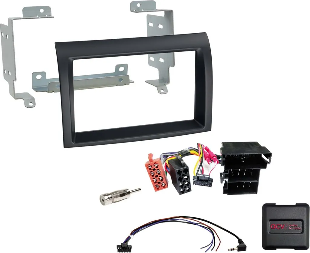 Kit 2-DIN compatibile con Citroën/Fiat/Opel/Peugeot cruscotto aperto SWC