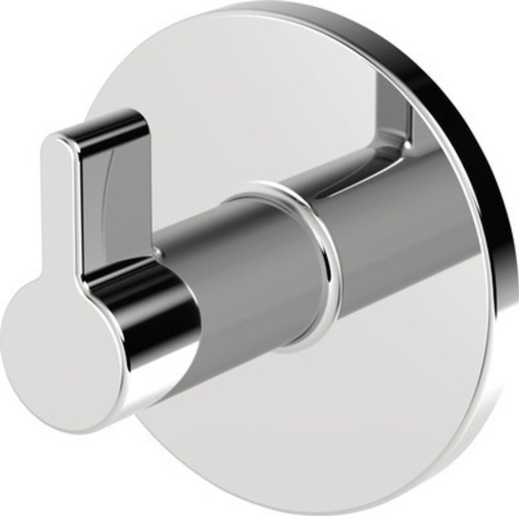 Lenz VIDA Handtuchhaken Chrom - kleben oder bohren - vielseitig einsetzbar - 5,5cm Durchmesser - 4406902