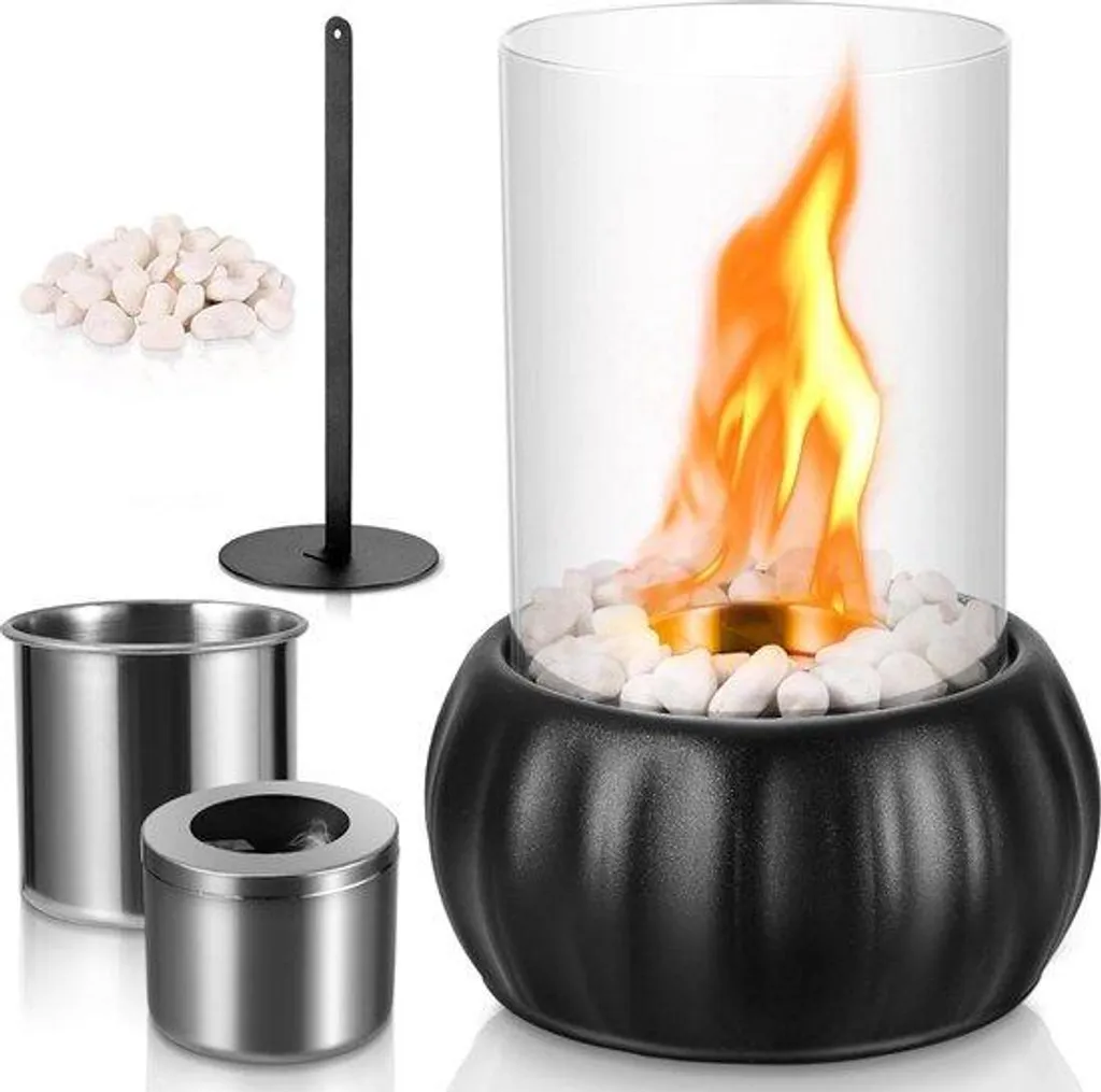 Brasero d'intérieur bioéthanol pour ambiance cocooning et déco de table