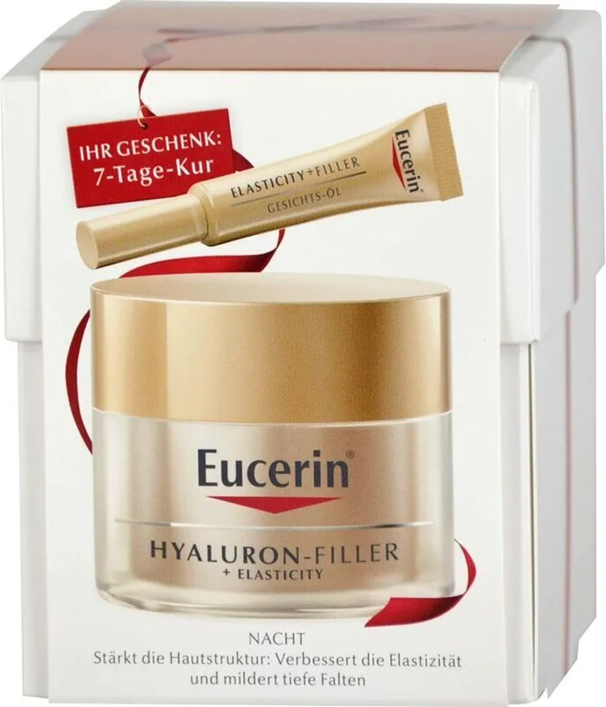 Soin Anti-Rides Nuit Eucerin Hyaluron-Filler + Elasticity Peau Mature 50ml