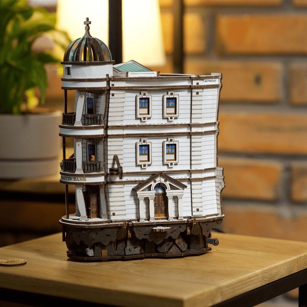 Gringotts Bank : Piste de billes en bois, Harry Potter Image du produit 