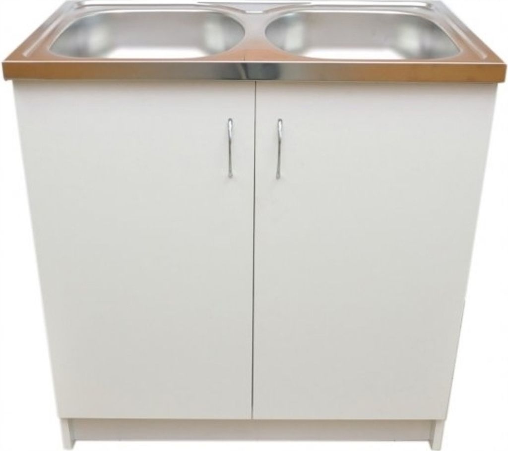 Stamar | kuchynská skrinka - drez - 80x50 cm - biela - Obrázok produktu 