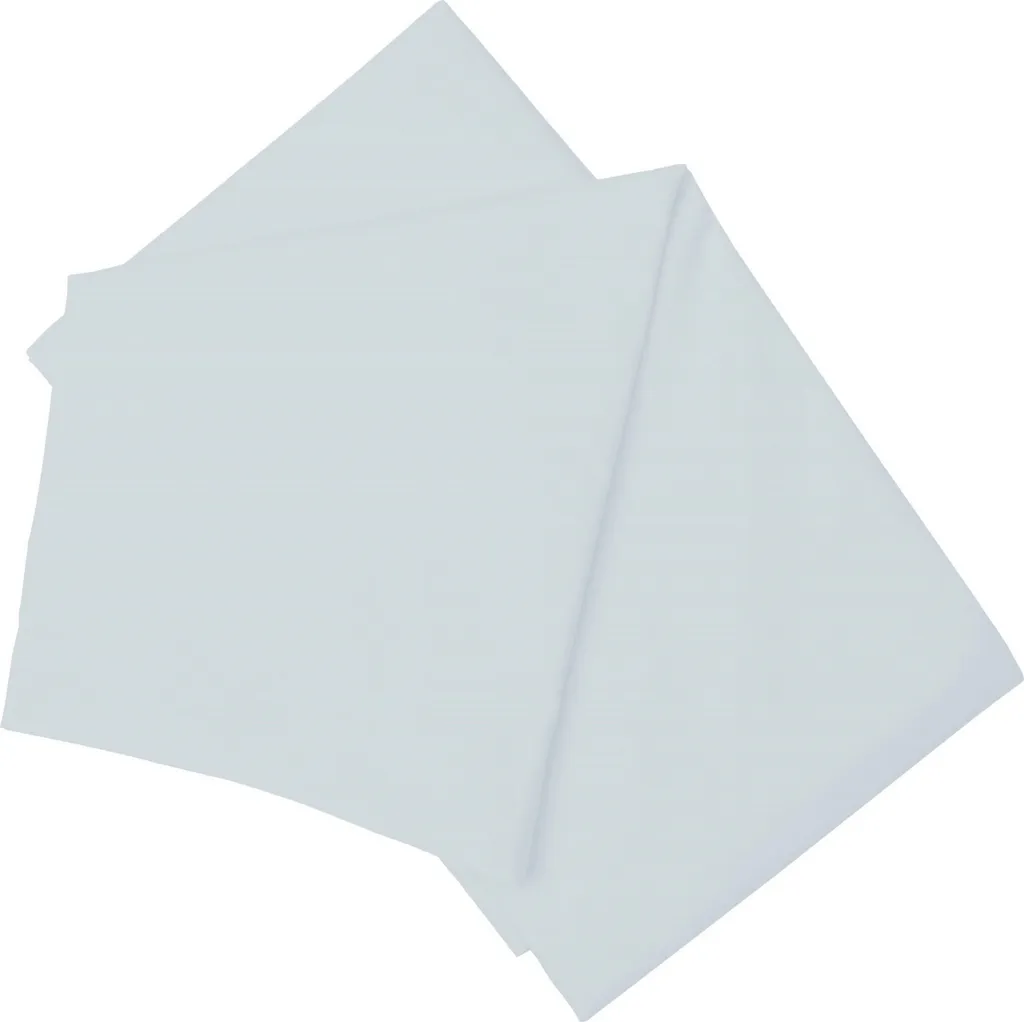 Drap plat pour lit King et Superking Belledorm bleu clair en percale