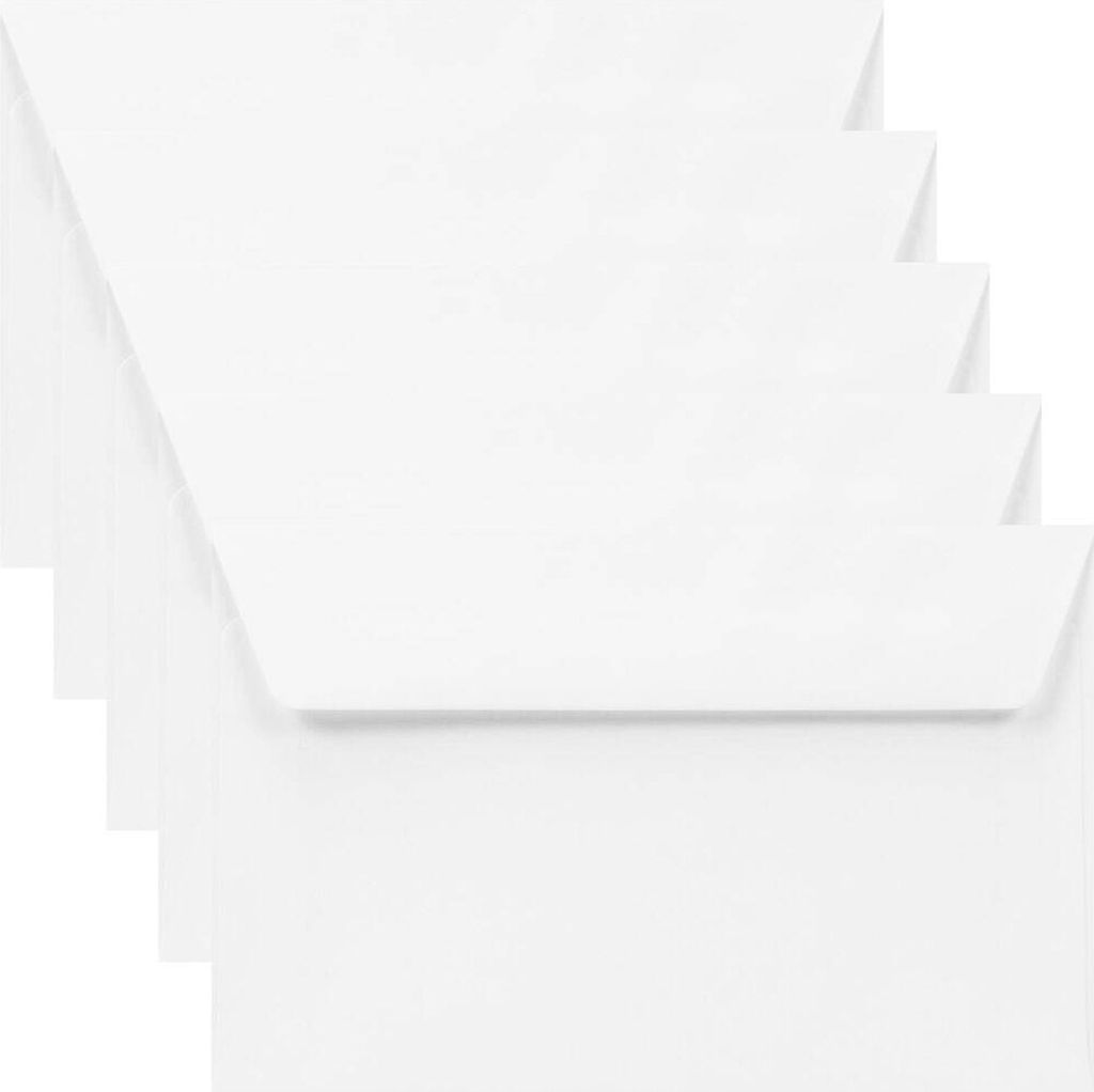 PA2 NK Briefumschläge Lessebo White Umschlag Briefumschlag Weiß 100g - 50 Stücke
