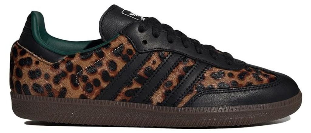 adidas Samba OG Black Green Leopard (Women's) - EU 46 2/3 Produktbild 