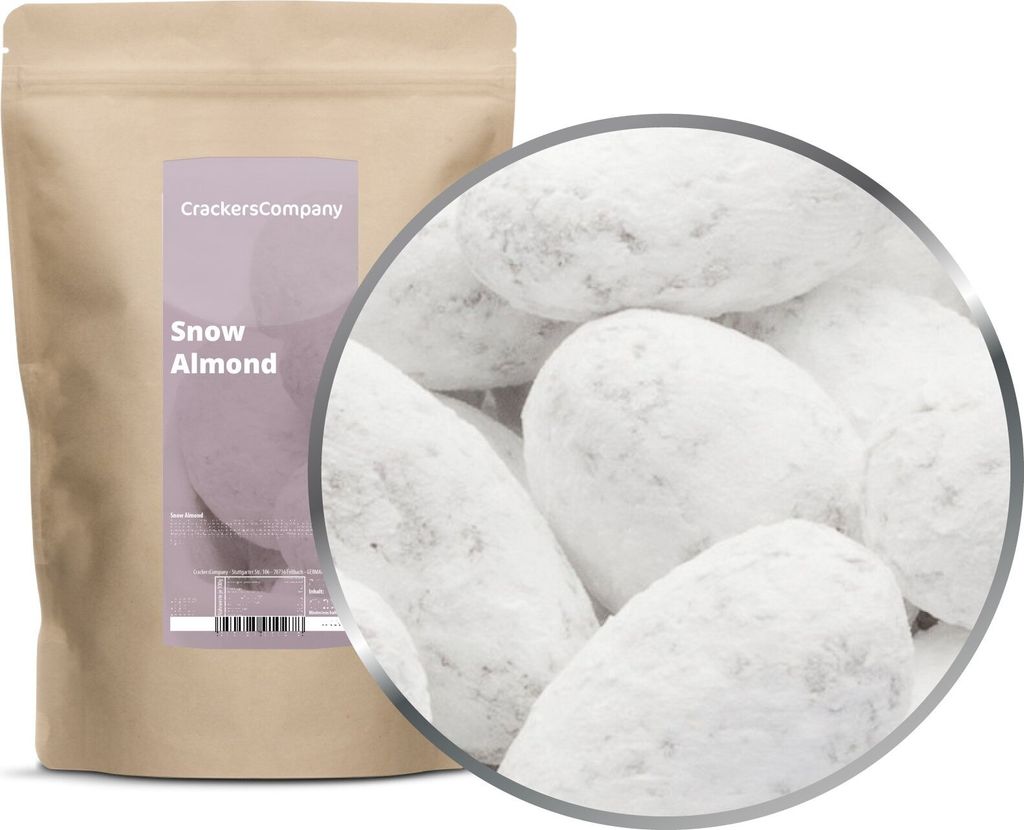 SNOW ALMOND ZIP Beutel 550g