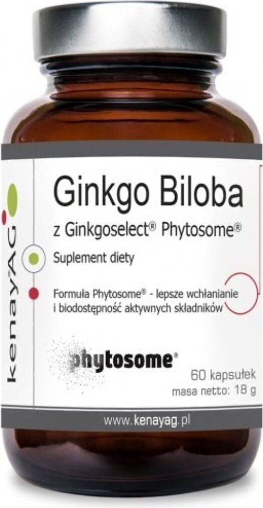 Nahrungsergänzungsmittel Kenay Ginkgo Biloba Z Ginkgoselect Phytosome (60 Kapseln) 3400