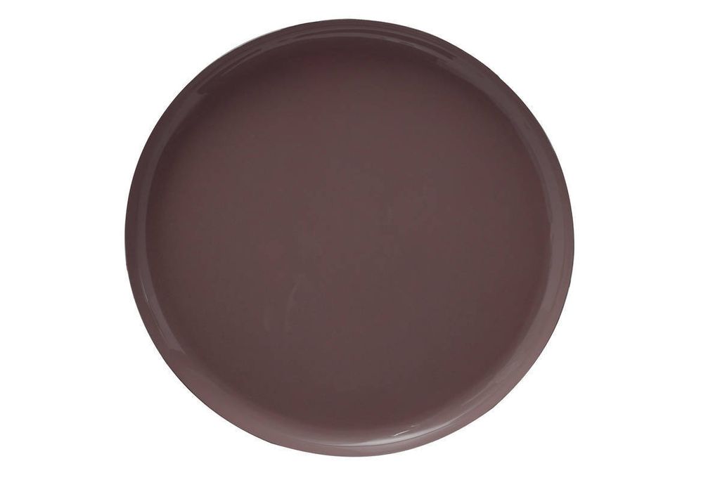 Qiyano Beistelltisch rund Metall 100% Eisen Hochglanz-Lackierung und Metallic elegant modern Ablage Schlafzimmer Wohnzimmer Flur Dekoration Blumen ...