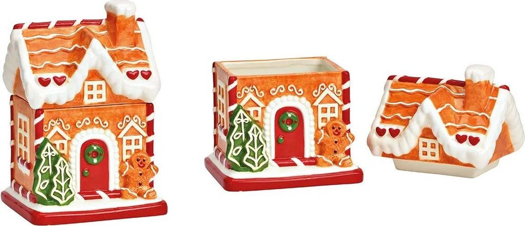 Dose Lebkuchenhaus aus Keramik