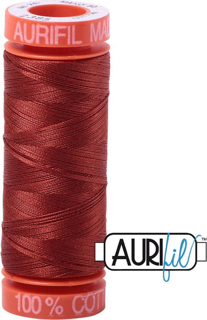 AURIfil Nähgarn MK50WT 1300m, 100% CO : 2385 Terracotta AURIfil: 2385 Terracotta