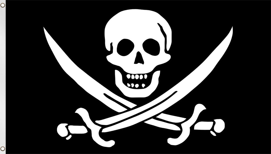 normani Fahne Piratenflagge 150 cm x 250 cm Produktbild 