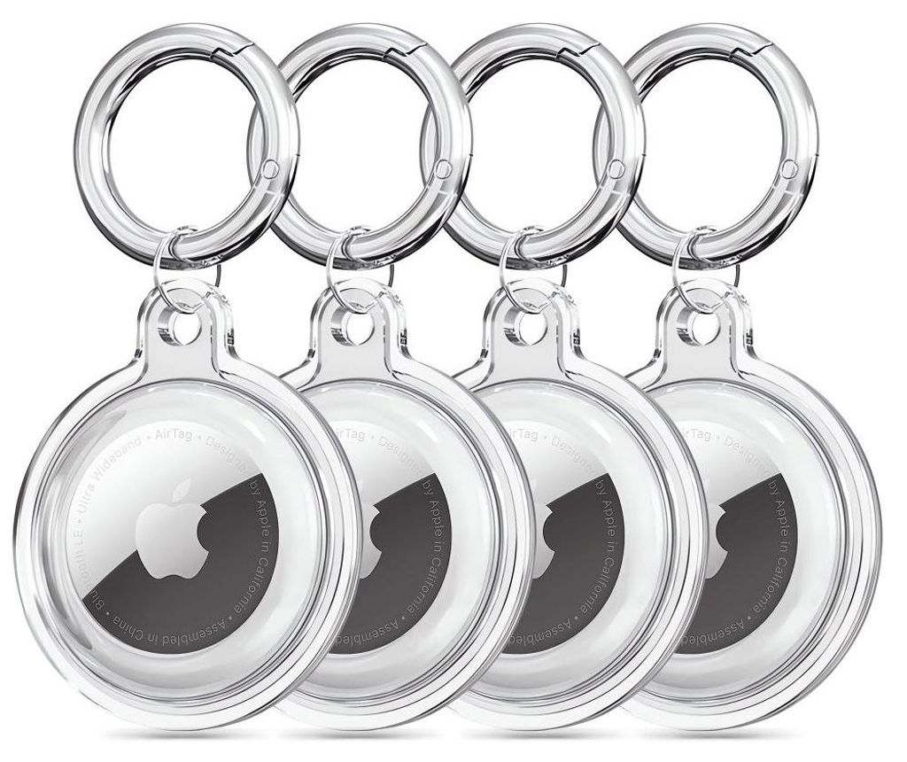 Transparente Halterung fr Apple AirTag - 4er-Pack Produktbild 