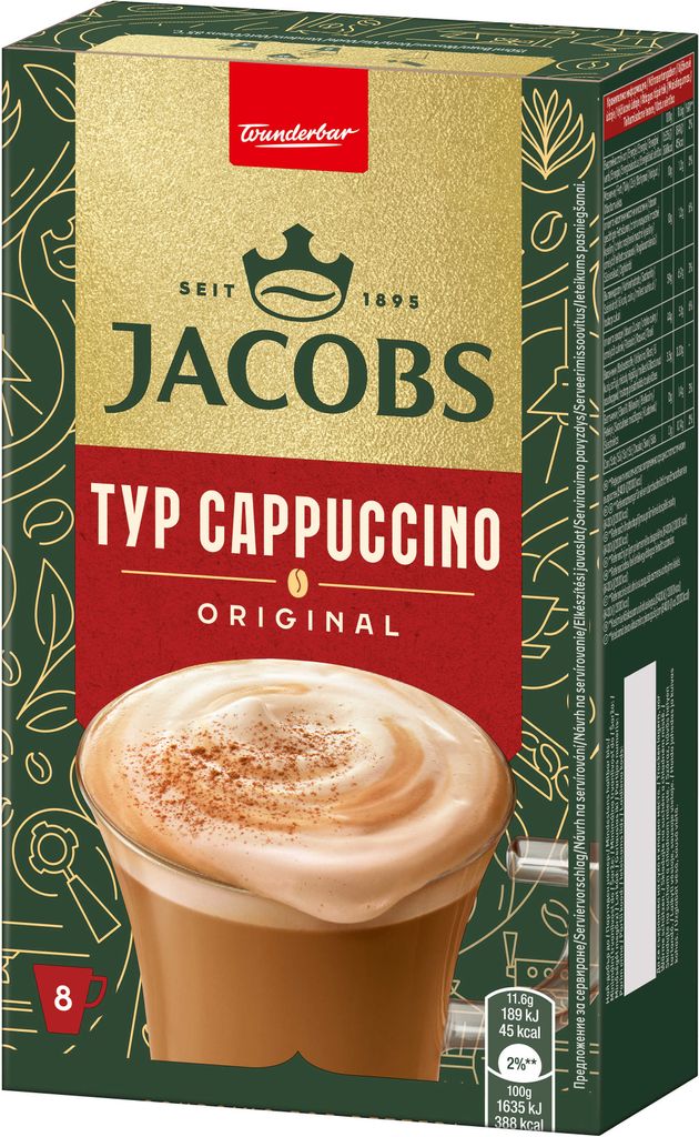 JACOBS Löskaffee Typ Cappuccino 10 x 8 Sticks - 80 Getränke Produktbild 5