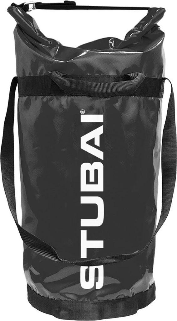 STUBAI wasserfester Cargo Bag 55 schwarz | 55 Liter | Tasche mit Trageschlaufen als Backpack, Fahrradrucksack, Kurierrucksack, Rollrucksack