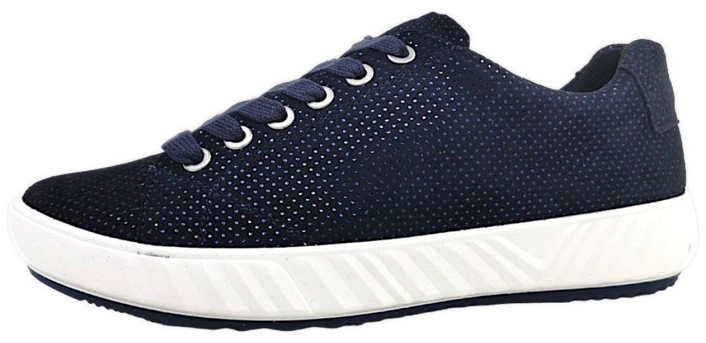 Ara Avio Damenschuhe Für lose Einlagen Schnürer Blau Produktbild 