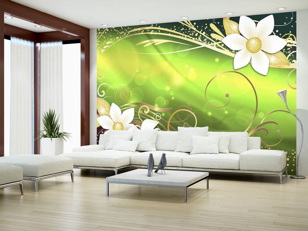 Vlies Fototapete 400x280 cm Tapeten Wandtapete XXL Blumen 10110906-124