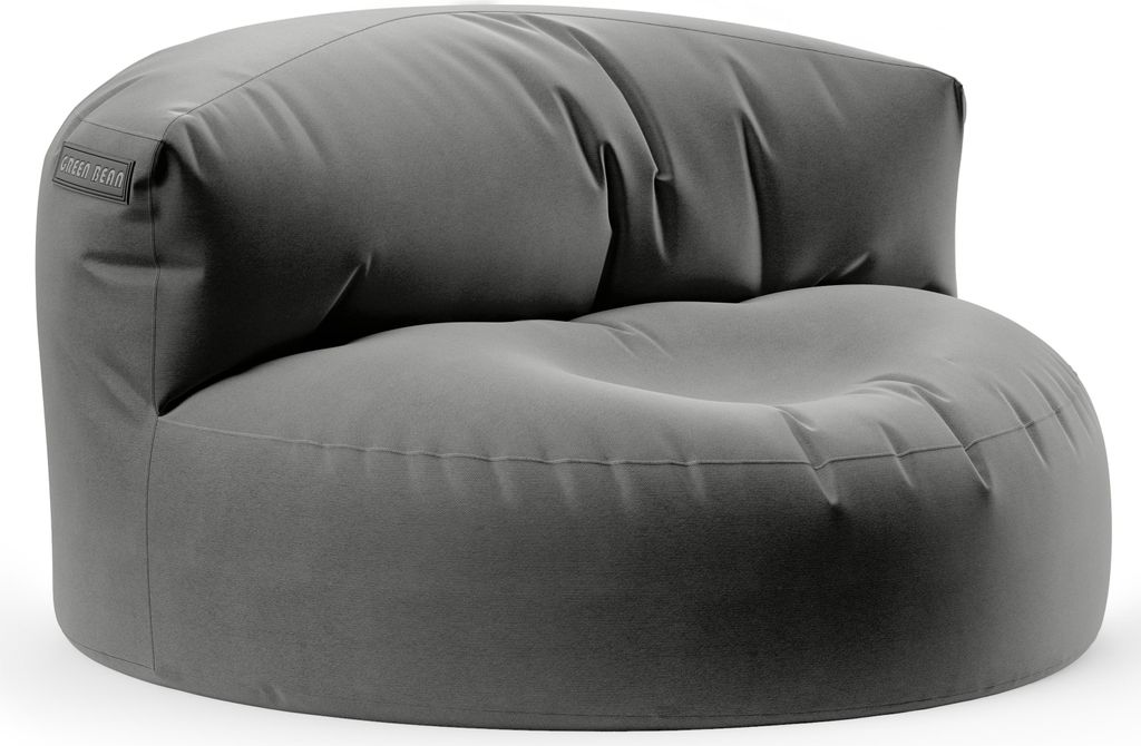 Green Bean Sitzsack Sofa mit Füllmaterial - Lounge im Sitzsack-Design 90x50cm mit ergonomischer Rückenlehne & waschbarem Bezug - Indoor und Out...