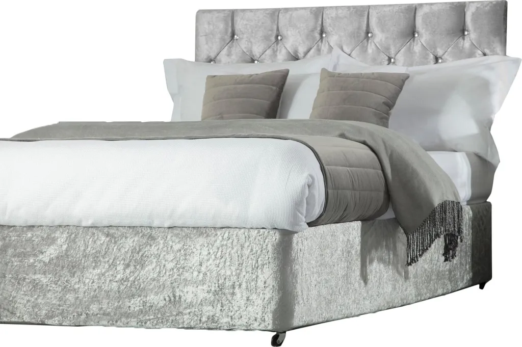Drap Lit Double Velours Panne Argent BM400 Anti-Plis et Ultra Doux