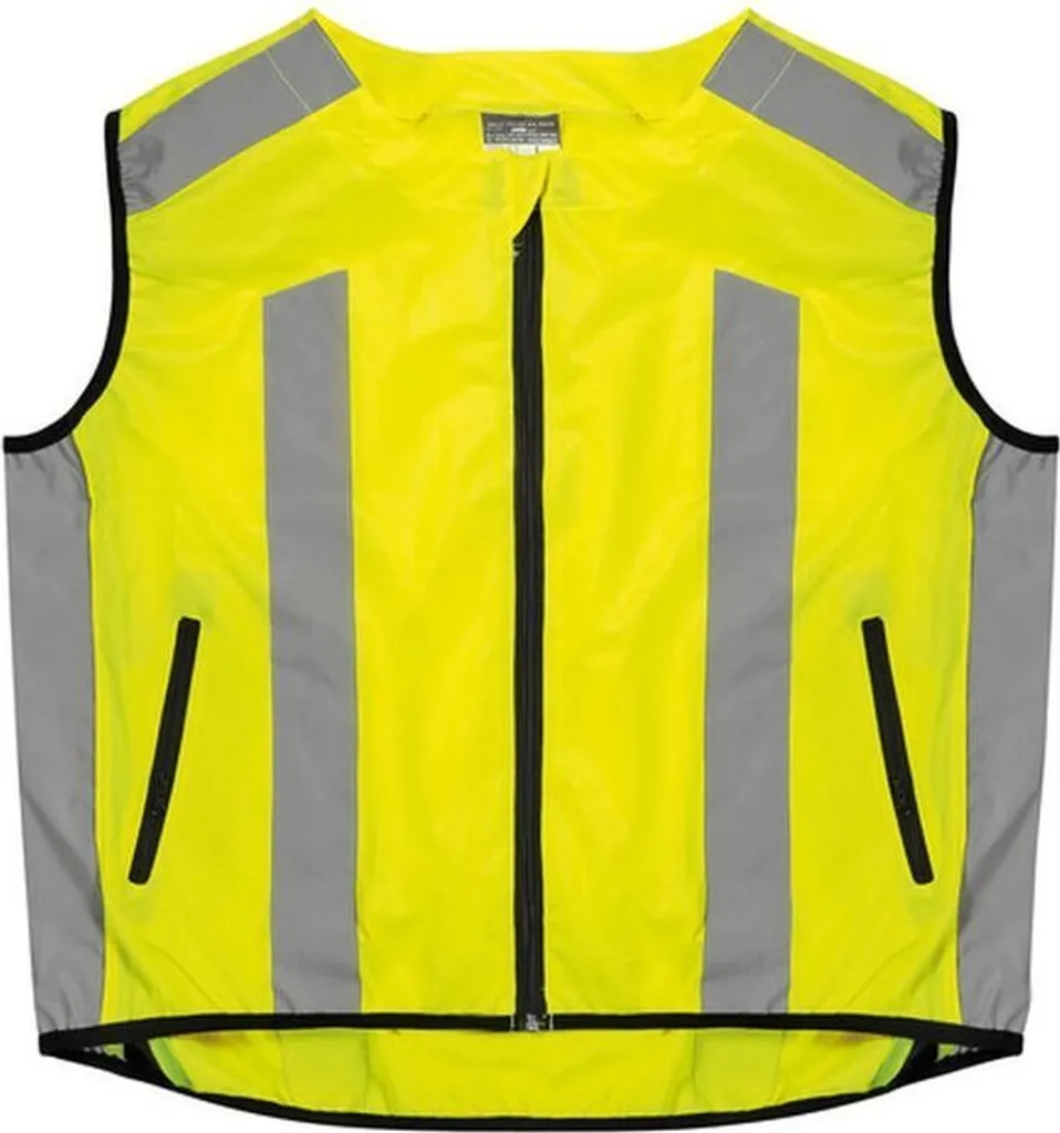 Gilet Riflettente Lampa Reflexy XL | Alta Visibilità Moto Omologato EN1150