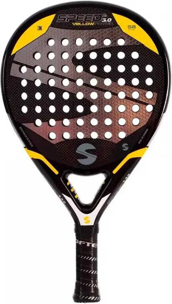 Raquette de Padel Softee Speed 3.0 Power Argent - Taille Unique 38mm