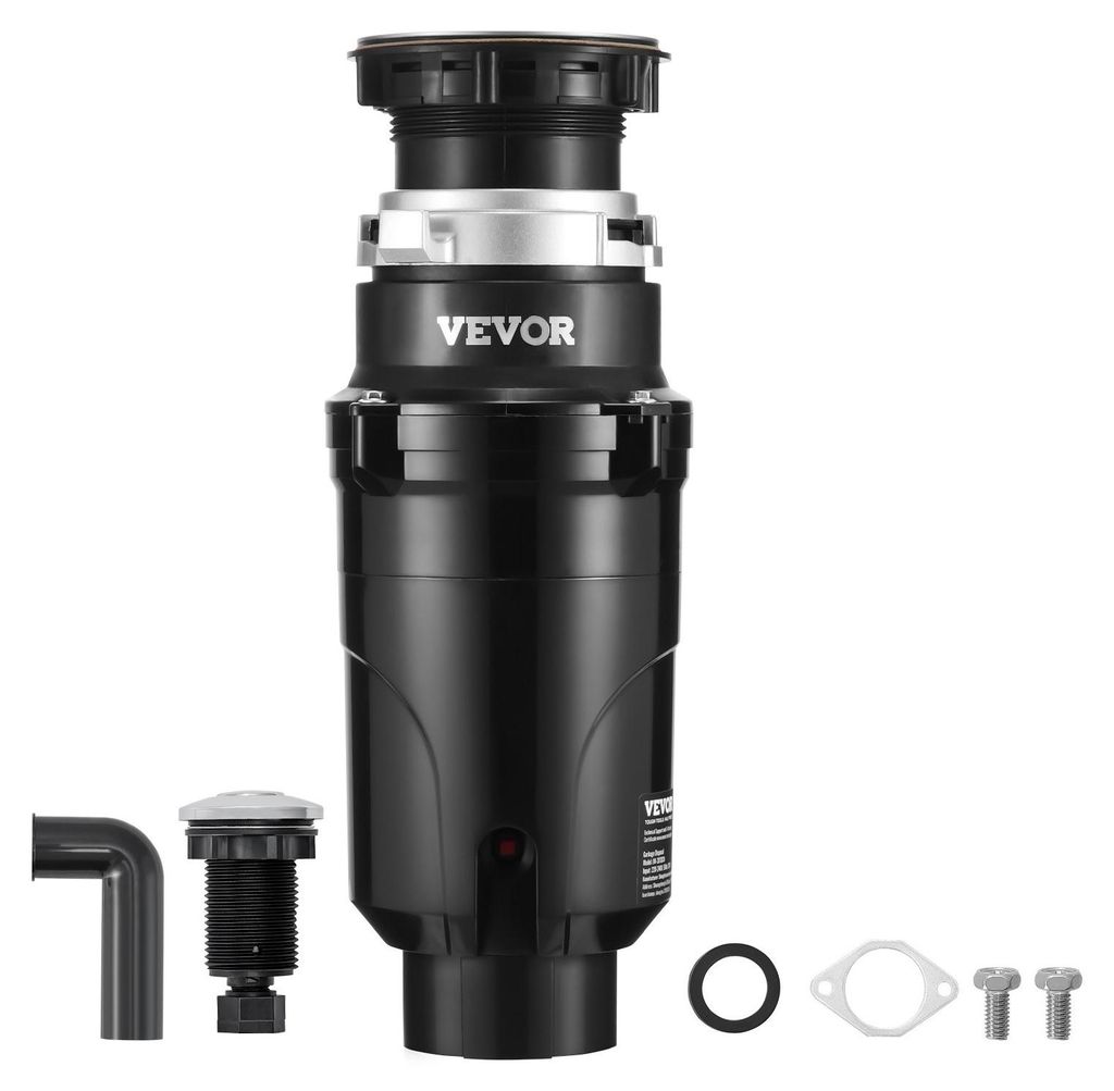 Triturador de residuos de cocina VEVOR, sistema de Imagen del producto 