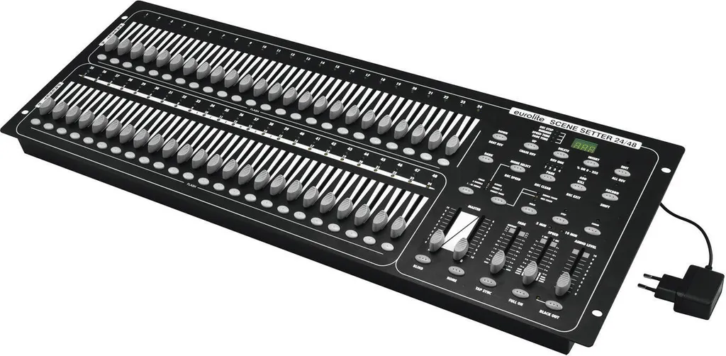Pupitre de Commande DMX 48 Canaux EUROLITE pour Éclairage de Scène