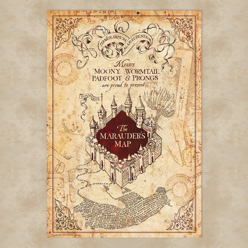 HARRY POTTER - Poster Maxi 91cmx51cm - MaurauderŽs Map