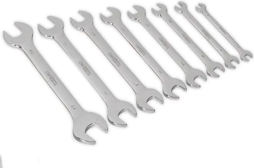 Set de Clés en Acier Doe 8 Pièces Haute Résistance pour Petit Outillage