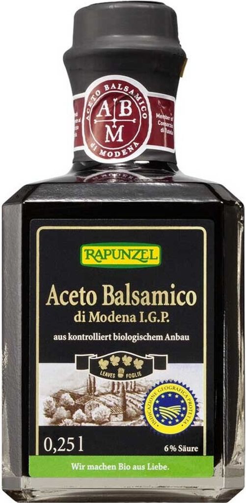 Rapunzel Aceto Balsamico di Modena I.G 250ml Image du produit 