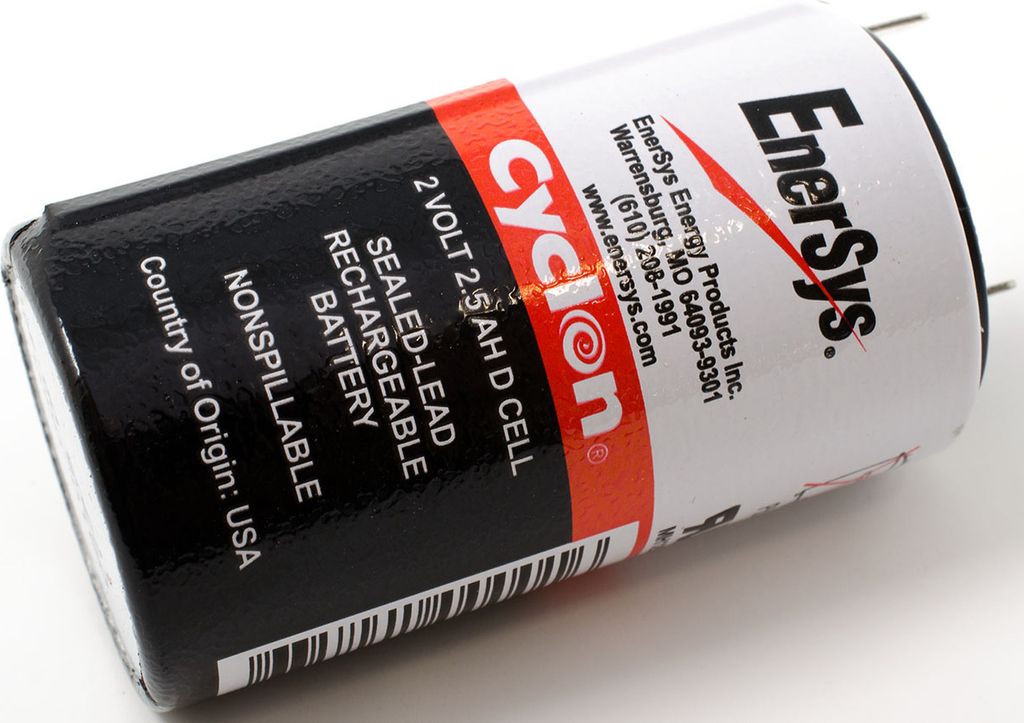 Enersys / Hawker Bleiakku, Blei-Zelle D Cyclon 0810-0004 2V 2,5Ah