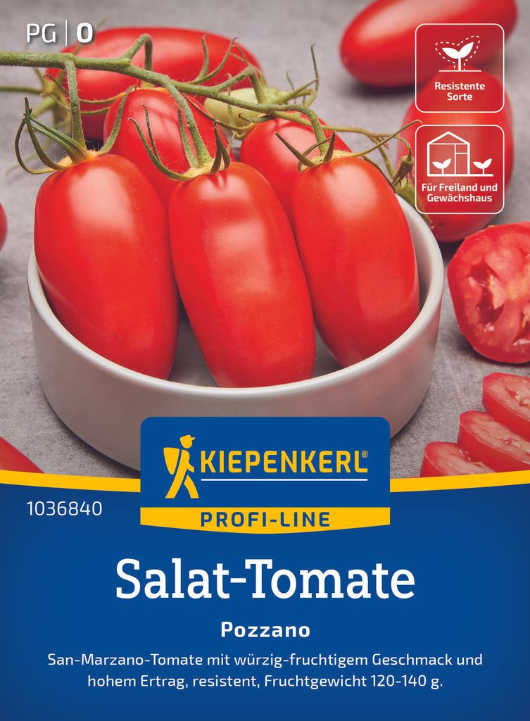 Kiepenkerl Tomatensamen Pozzano F1 Solanum lycopersicum 6 Produktbild 