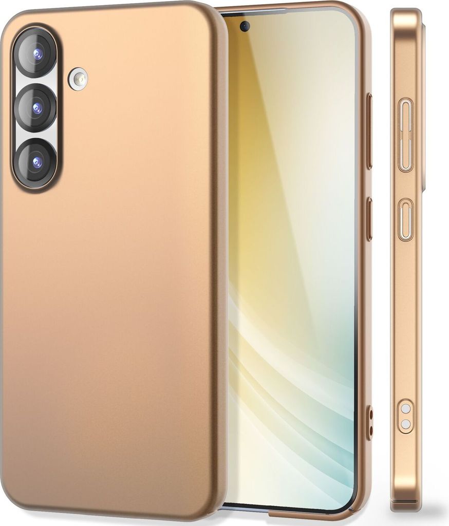 NALIA Ultra Slim Hardcase für Samsung Galaxy S25 Plus – Anti-Fingerprint & 0.5mm Dünn – PUREFIT (Matt & Leicht) – Marke aus Berlin – Cham...
