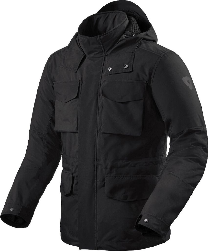 Revit Triomphe 2 H2O WP Motorrad Textiljacke, schwarz, S
