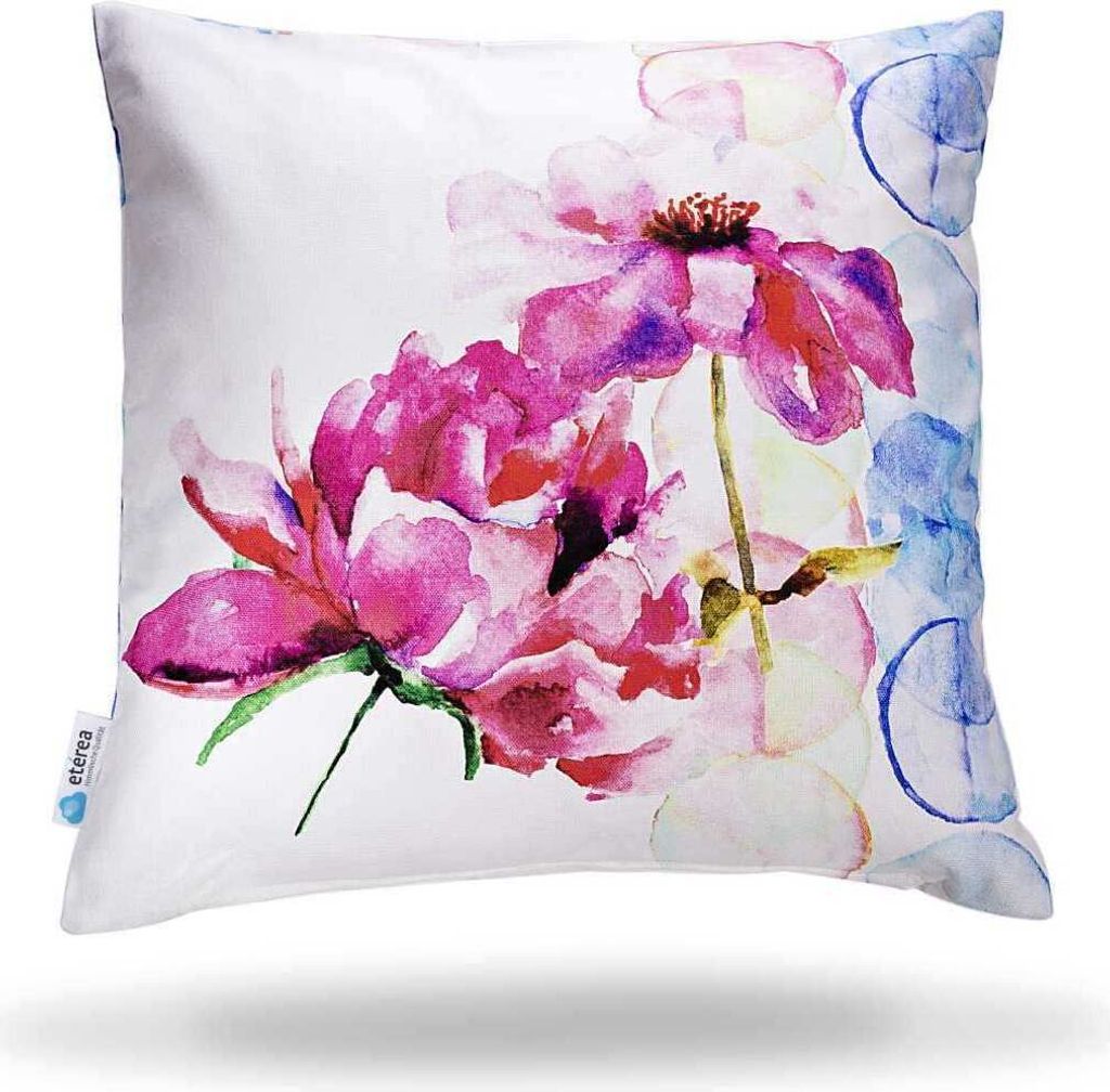 etérea Dekokissen Kissenhülle Blumen Rosa Celia 40x40 cm